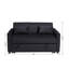 Sleeper Sofa Bed, 3-In-1 Velvet Pull Out Couch With Armrests, Storage Pockets And 2 Pillows, Adjustable Backrest, Sofa Bed Couch For Living Room, Bedroom(Black)-593108044