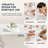 30" W x 21" D Solid Surface Bathroom Vanity Top with Integrated Center Single Sink 3.5" Backsplash 8" Widespread 3 Hole Faucet