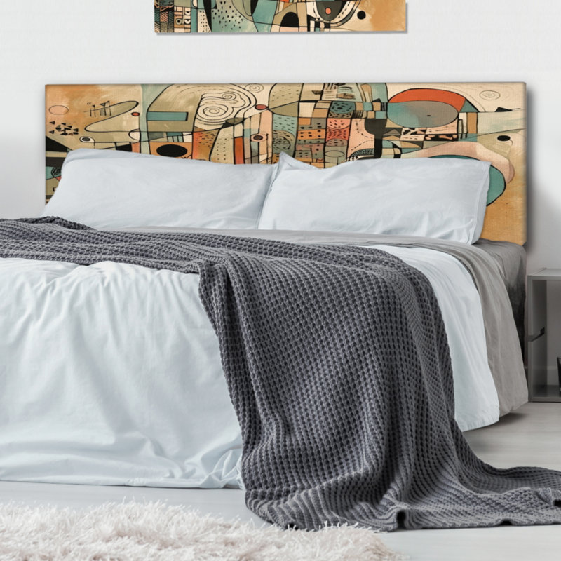 Tête de lit Golden Mid Century Boho, Grand