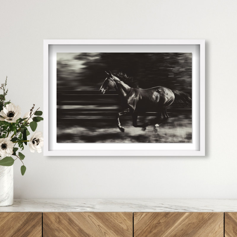 Velocity Unbound Print by Oliver Gal, 25.5"H x 17.5"W, White Shadowbox