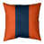 Orange et bleu marine