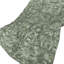 Jeté 50 "x 70" en polyester damassé tissé vert et gris