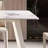 Modern simple rectangular dining table and chair-103161186
