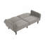 Contemporain convertible en canapé-lit gris 1Pc