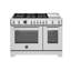 Professional Series All-Gas Range 48" - 6 Brass Burners + Electric Griddle - Gas Oven-356618577-364620440