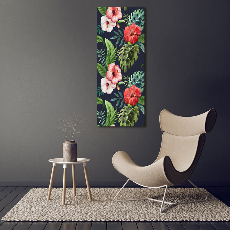 Hawaiian Pattern - Wrapped Canvas Print