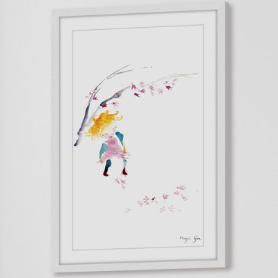 'Under a Tree' by Maya Gur Framed Print