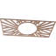 Médaillon de plafond en bois Hoover-63412196-63412208