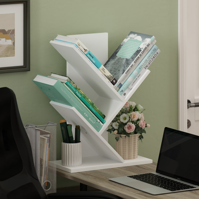 Étagère à livres Furinno, Blanc, (3 tablettes) H 21,3 po x l 15,7 po x P 8,4 po