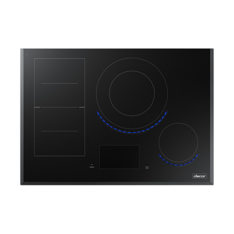 Contemporary 30" Induction Cooktop with 4 Elements