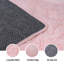 Tapis uni rose moelleux pour salon chambre à coucher chambre d'enfant chambre d'enfant-1201214846
