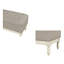 Banc de rangement capitonné