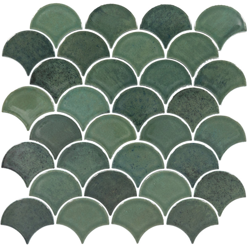 Mosaïque murale en céramique 3 "Daltile Miramo (10 pièces par carton) (10,20 pieds carrés par carton), Récif