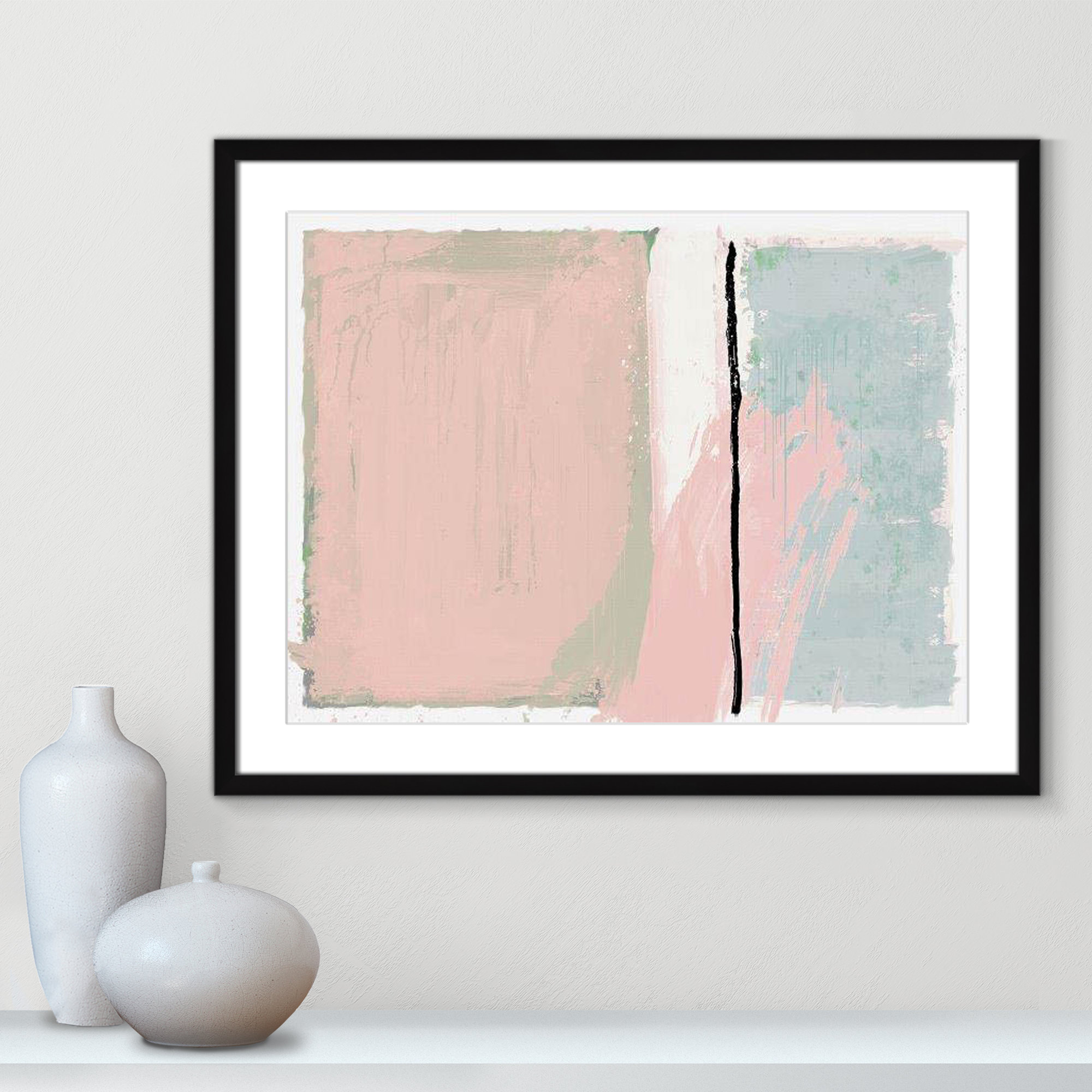 Pastel Opulance by Casa Fine Arts, Black Box Picture Framed, White, 23.5" H x 29.5" W x 1.25" D