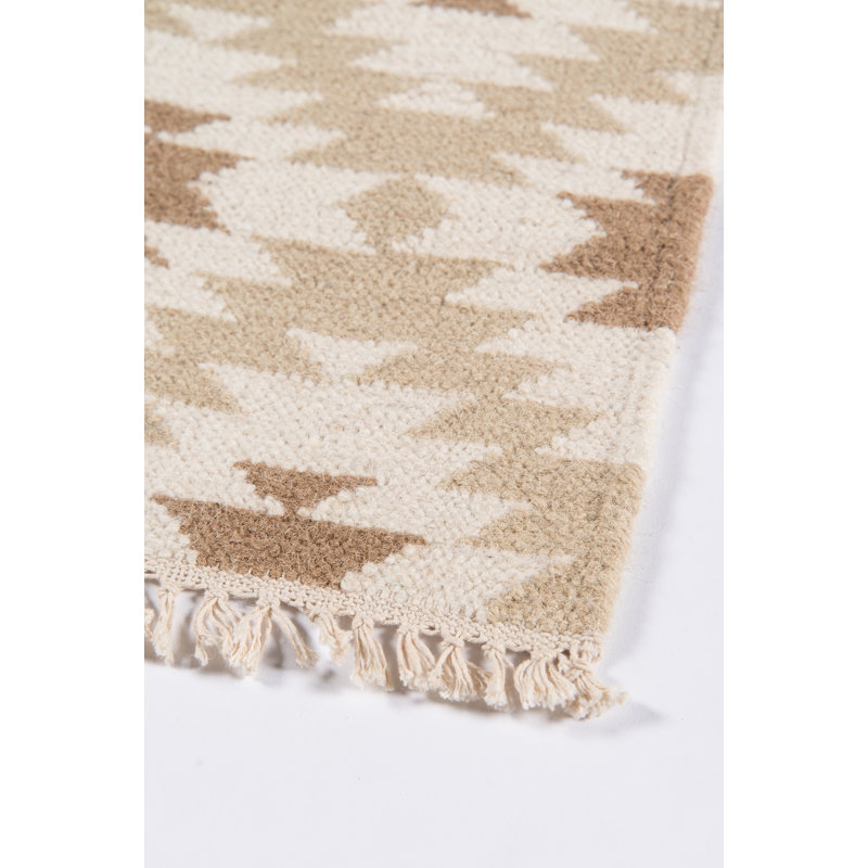 Thompson Wool Geometric Area Rug, Rectangle 7'6" x 9'6"