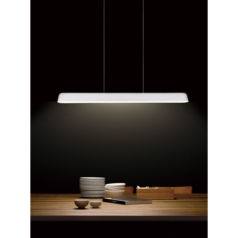 Luminaire suspendu blanc mat à 1 lumière Curzio