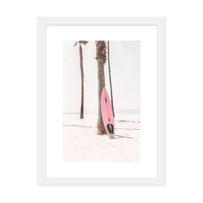 «Pink Surf Board» par Sissi & Seb - reproduction de photo