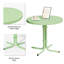 Table d'appoint de patio en acier vert-213714162