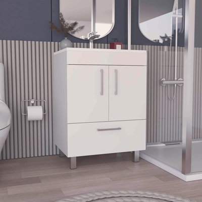 Meuble-lavabo simple Mayorca, salle de bain
