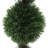 3' Artificial Double Ball Green Cedar Topiary.