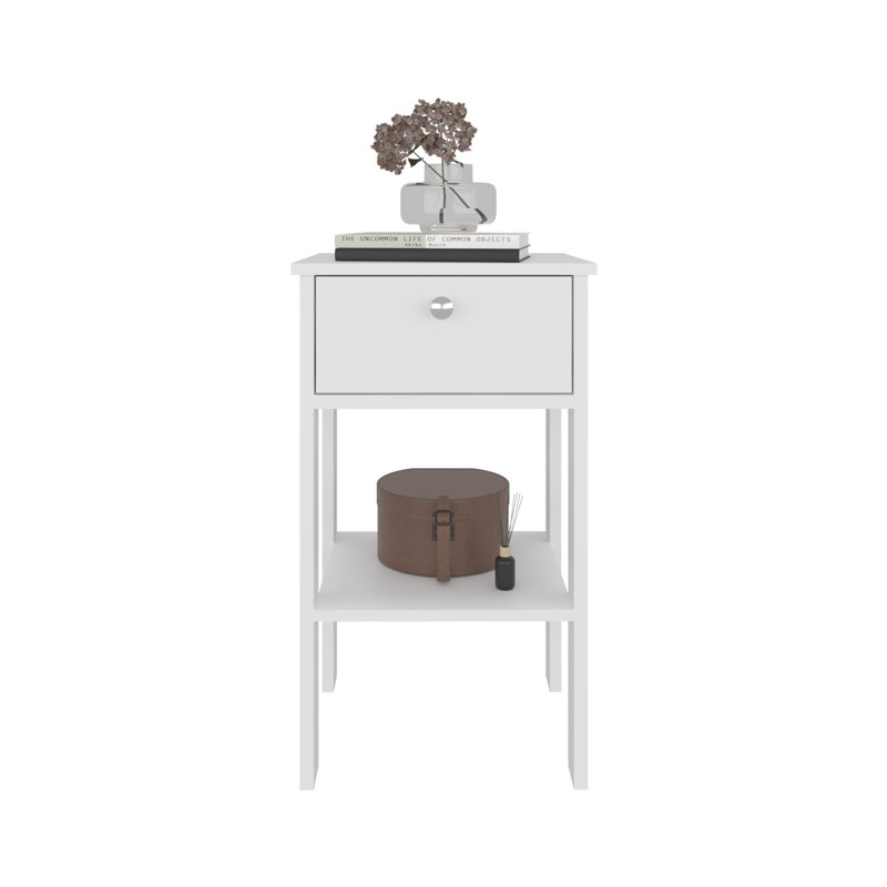 Mcrae Nightstand, White