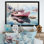 " Pink Teal Iceberg Arctic Mirage "