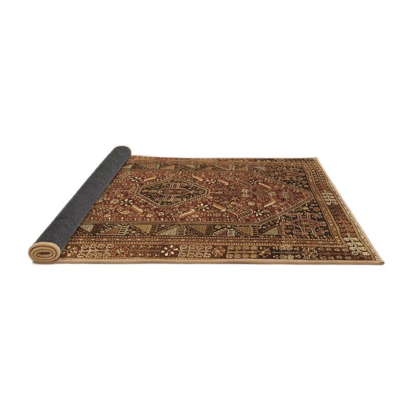 Jenesa Wool Oriental Indoor Rug, Round 3'
