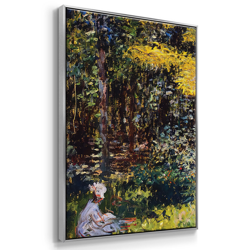 Le jardin. (Le Jardin), 1876 3 pièces, Argent, H 36 po x l 75 po x P 2 po