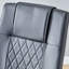 Chic chaise de salle à manger en similicuir noir avec pieds en métal massif, 6 pour une élégante chaise de salle d'étude dans la maison