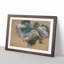 Ballet Ballerina Dancer Tying Her Slipper Vol.1 by Edgar Degas - Picture Frame Painting on MDF-62686112-62686113