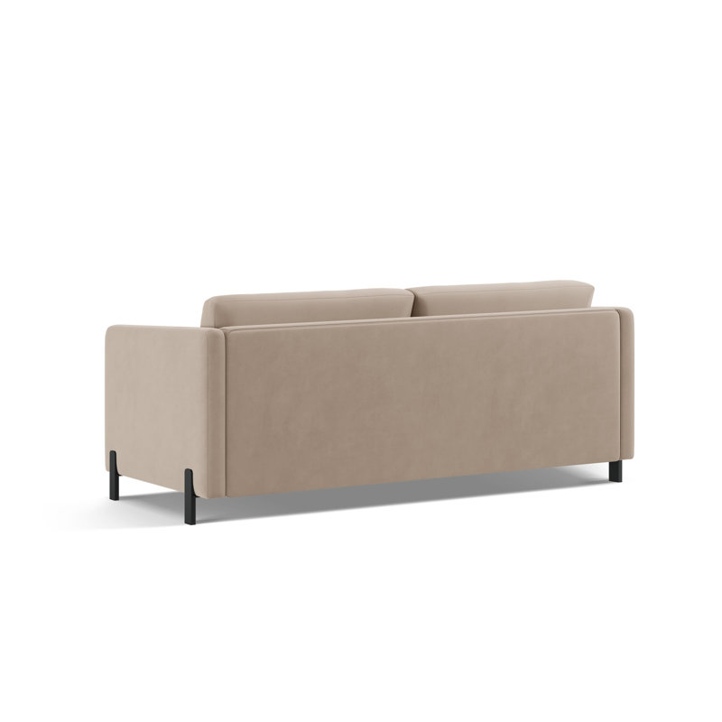 Bilek Velvet Sofa Bed, Beige, 4