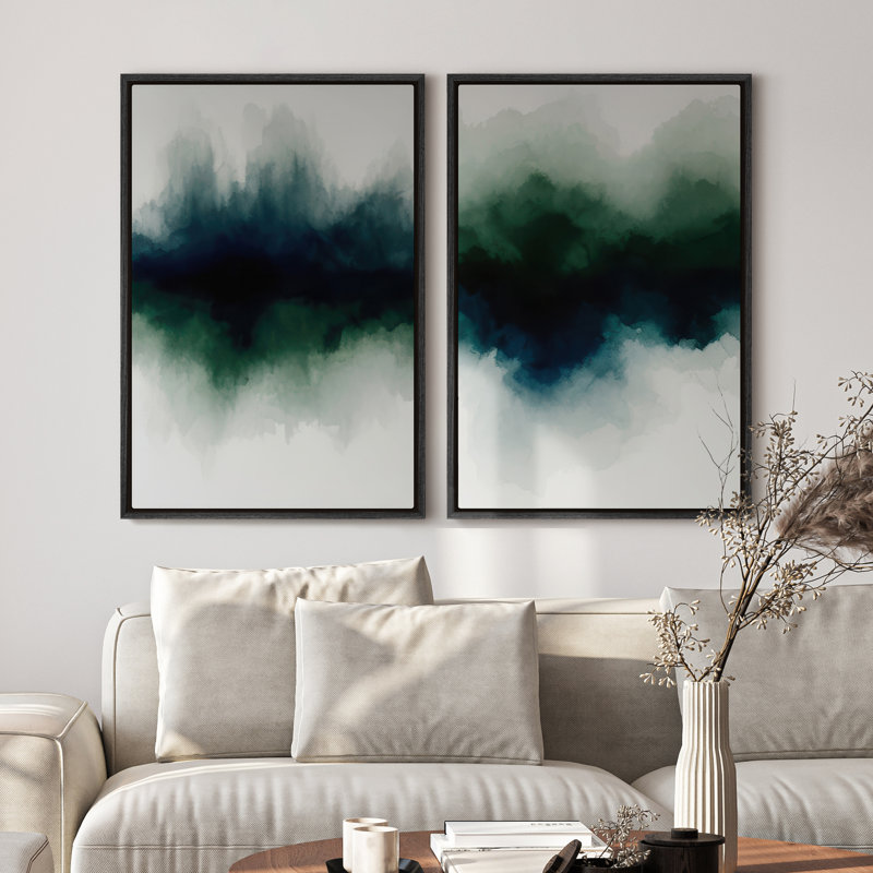 Art mural encadré sur toile, rétro muraux abstraits pour chambre à coucher, H 24 po x l 16 po, Noir