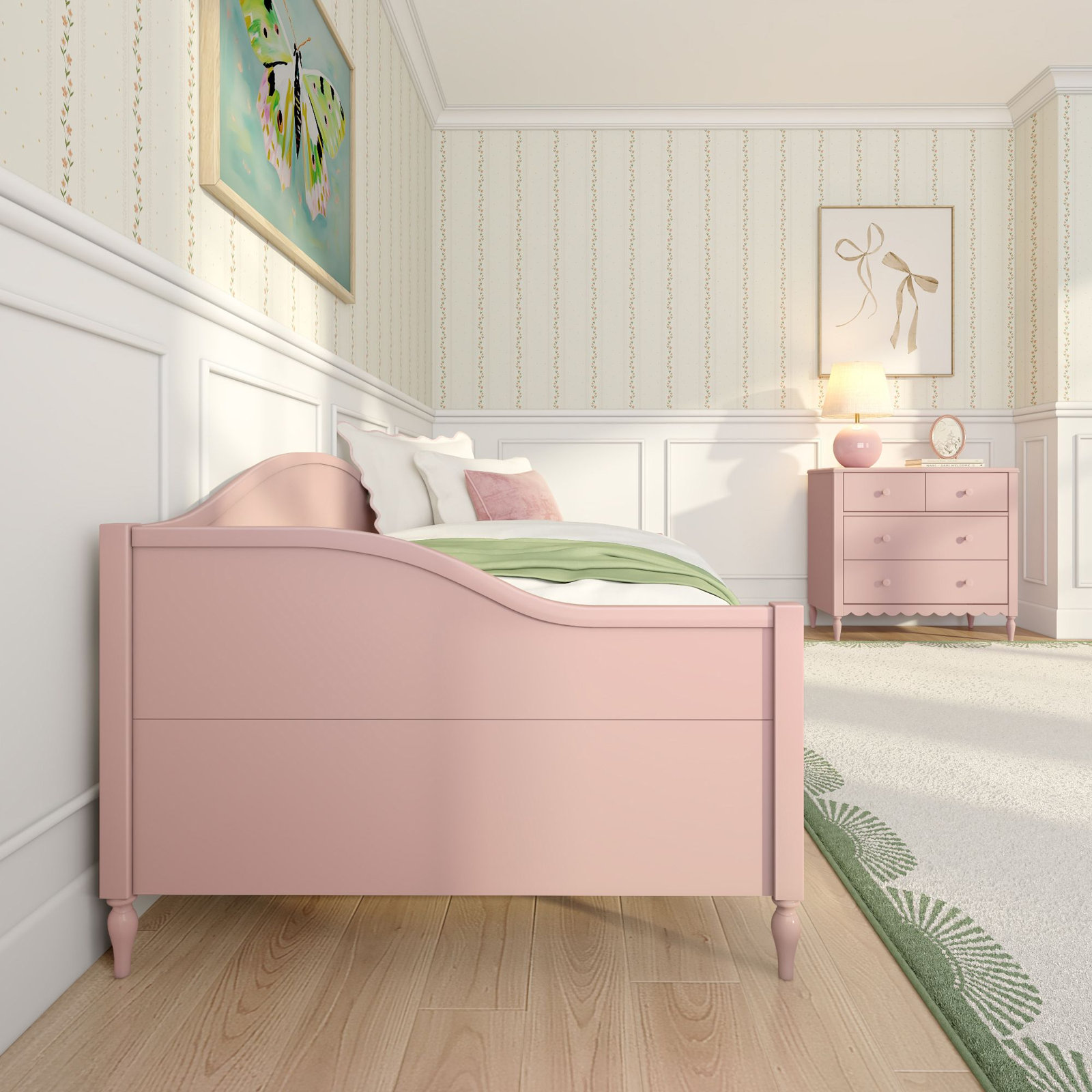 Charlotte Day Bed, Blossom Pink