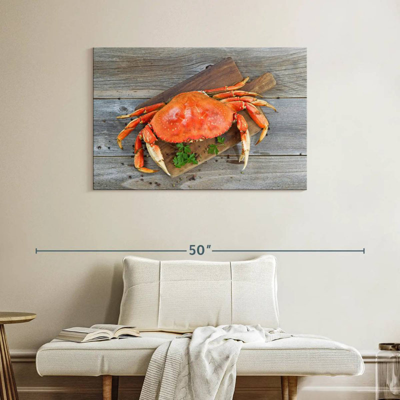 Crabe dormeur cuit Yarlin, H 26 po x l 39 po