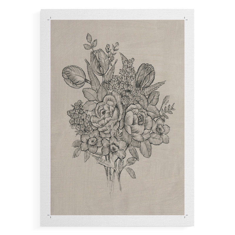 Floral Bouquet II - Impression sur toile seulement - NON-CADRE, H 18 po x l 12 po