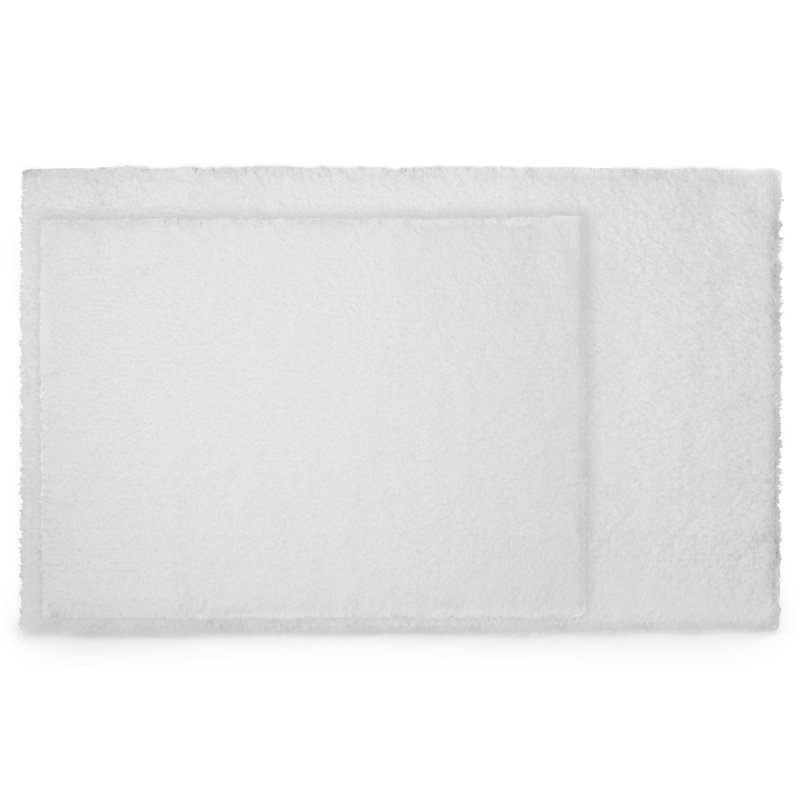Piscis Non-Slip Bath Rug, White