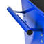 Coffre à outils 20 po 7 po, chariot roulant en acier avec glissières de tiroir à roulement, noir et bleu, verrouillage par clé, 4 roulettes universelles pour chariot d'atelier d'organisation de garage, matériau métallique, mécanisme de verrouillage