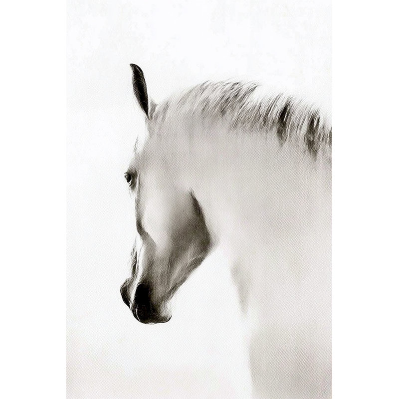 Art mural sur toile Quiet Neck, L 30 po x H 40 po x P 1,5 po