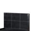Lit double Commodius avec similicuir espresso Rundle, noir-29674191-29674192