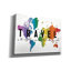 «Travel is the Only chose You Buy» par Cindy Jacobs, art mural sur toile-11749599