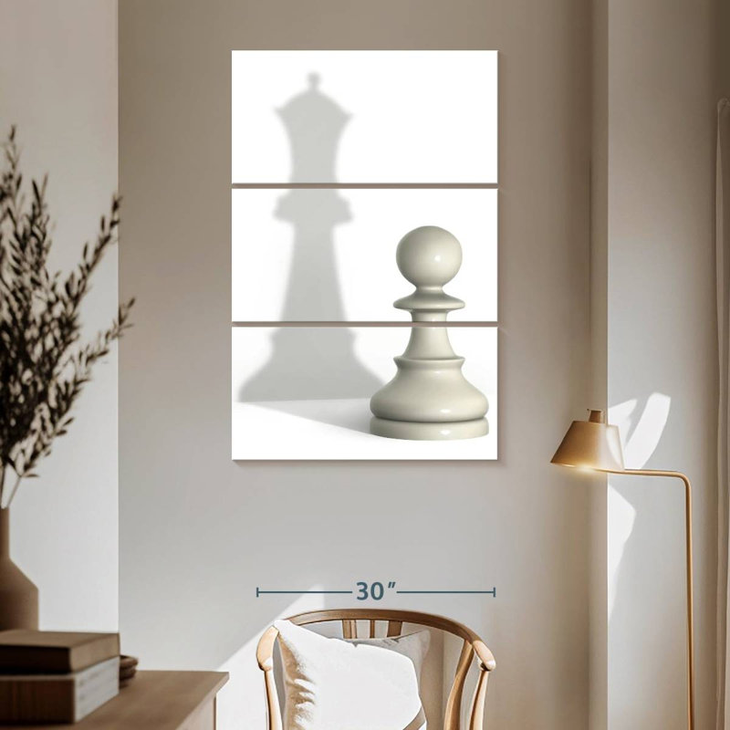 Senne Queen Pawn Shadow, 65" H x 42" W
