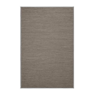 Machine Washable Solid Gray Area Rug
