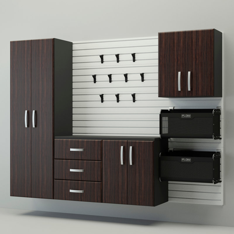Deluxe 4 Piece Storage System, Espresso