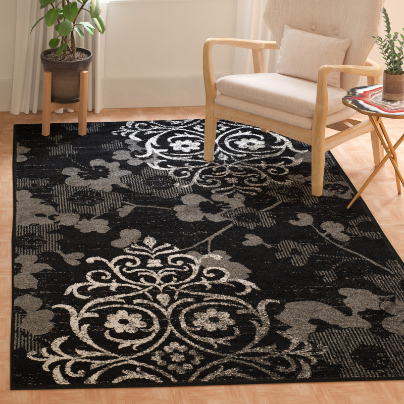 Bronti Performance Floral Rug, Rectangle 11' x 15'
