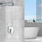 Topcraft 12-Inch Square Wall-Mounted Rain Shower System-88712946