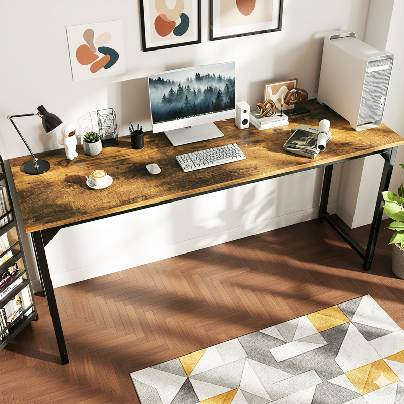 63 Inch Writing Desk, White