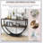 Rustic Industrial Design Demilune Shape Textured Metal Distressed Wood Console Table