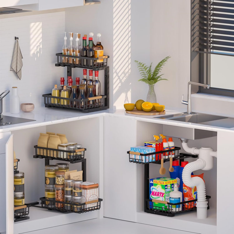 Steel Under Sink Organizer