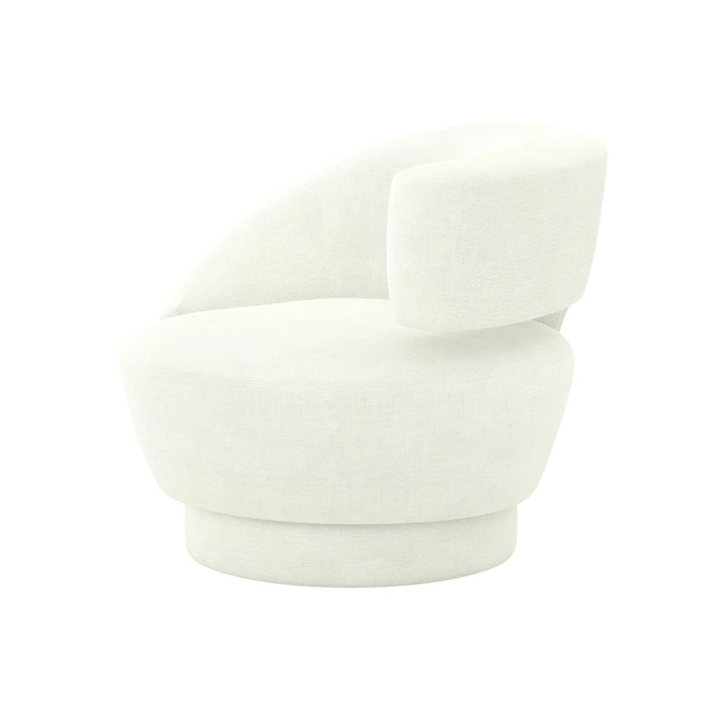 Arabella Swivel Lounge Chair, Chenille