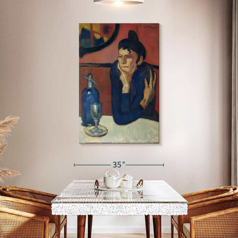 Leisha The Absinthe Drinker, 48" H x 32" W